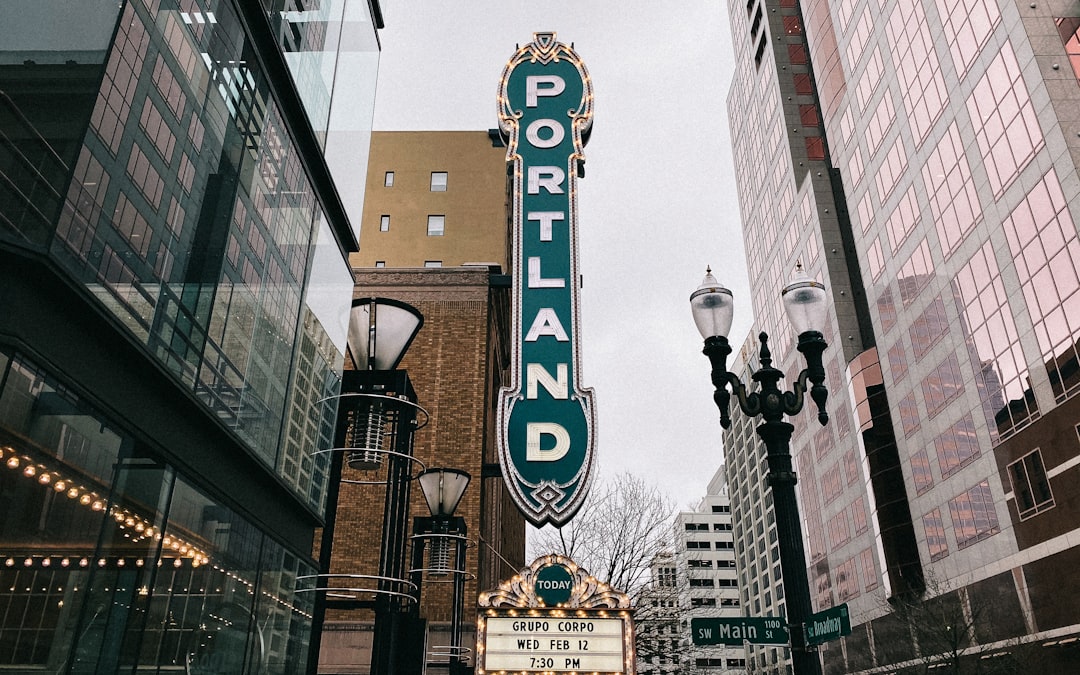Portland Concert Hall Sign